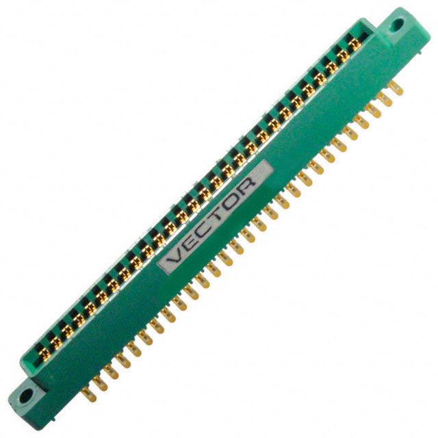【R656-1】CONN EDGE 56CONT SOLDRTAIL FLUSH