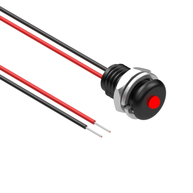 【12-00033】LED PNL IND RED IP68 3MM LEADS