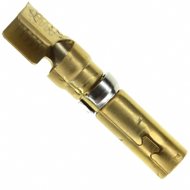 【213847-4】CONN SOCKET 12-14AWG GOLD CRIMP