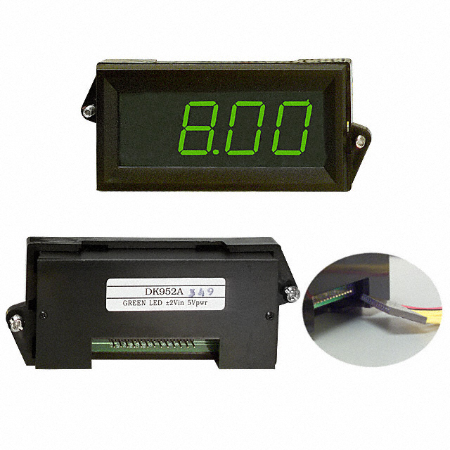 【DK953A】VOLTMETER 20VDC LED PANEL MOUNT