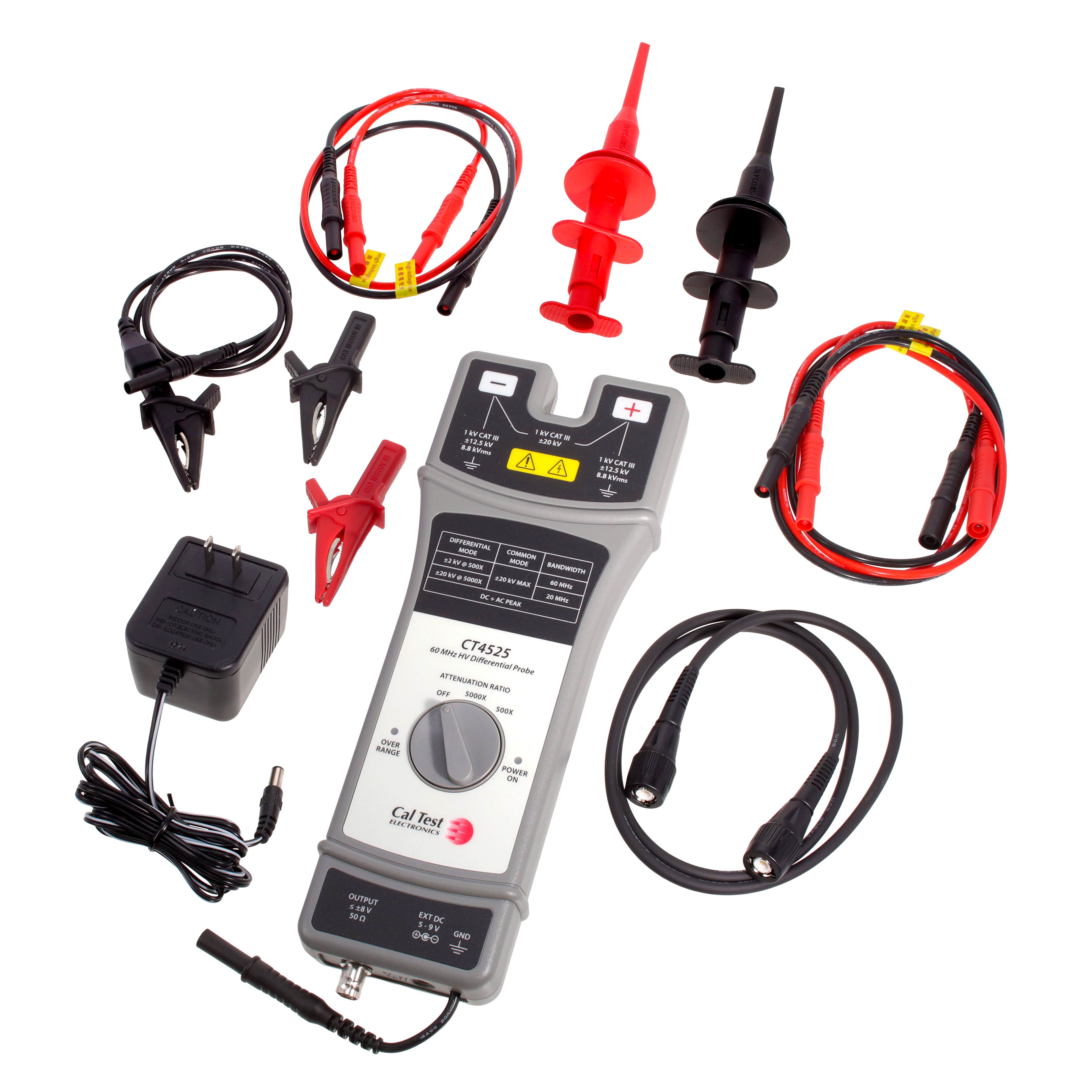 【CT4525】DIFFERENTIAL PROBE KIT, 60MHZ, 4[バルク]