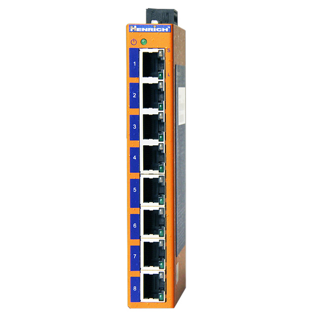 【HES8B-LC-VL】NETWORK SWITCH-UNMANAGED 8 PORT