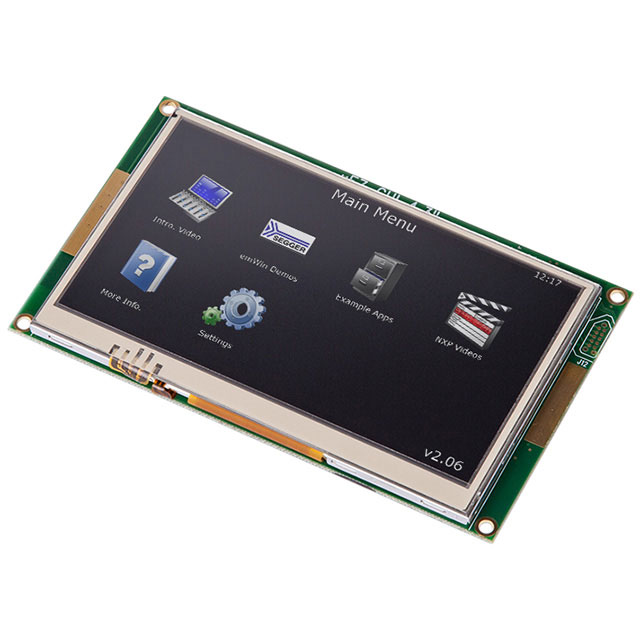 【UEZGUI-4088-43WQH-BA】LCD DISPLAY TFT 4.3" 480X272