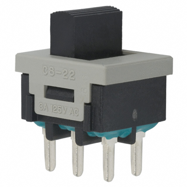 【CS22BNW03】SWITCH SLIDE DPDT 3A 125V