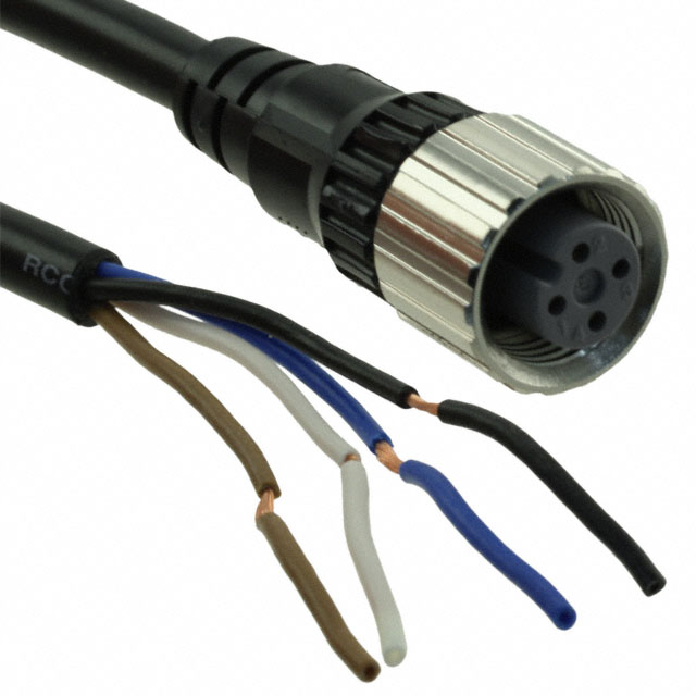 【XS2F-M12PVC4S2M】CIRC CBL 4POS PLUG TO WIRE 6.56'