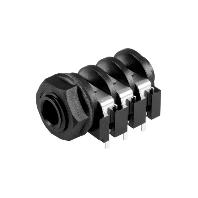 【SJ-63073E】AUDIO JACK, 6.35 MM, HORIZONTAL,