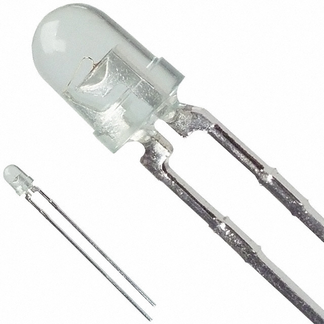 【HLMP-1540】LED GREEN CLEAR T-1 T/H