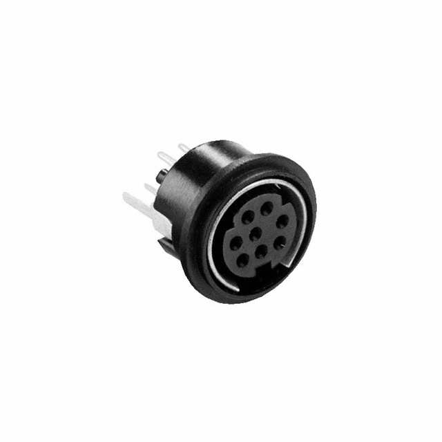 CONN RCPT FMALE MINI DIN 8P SLDR【MD-80SV】
