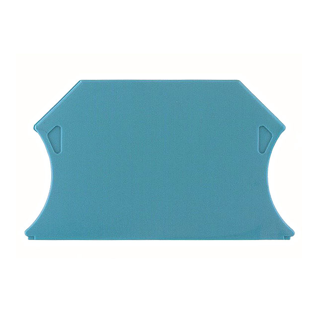 【1050080000】CONN TERM BLK END PLATE RAIL BLU