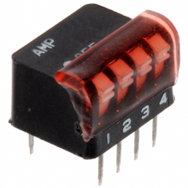【1-5435802-5】SWITCH PIANO DIP SPST 0.025A 24V