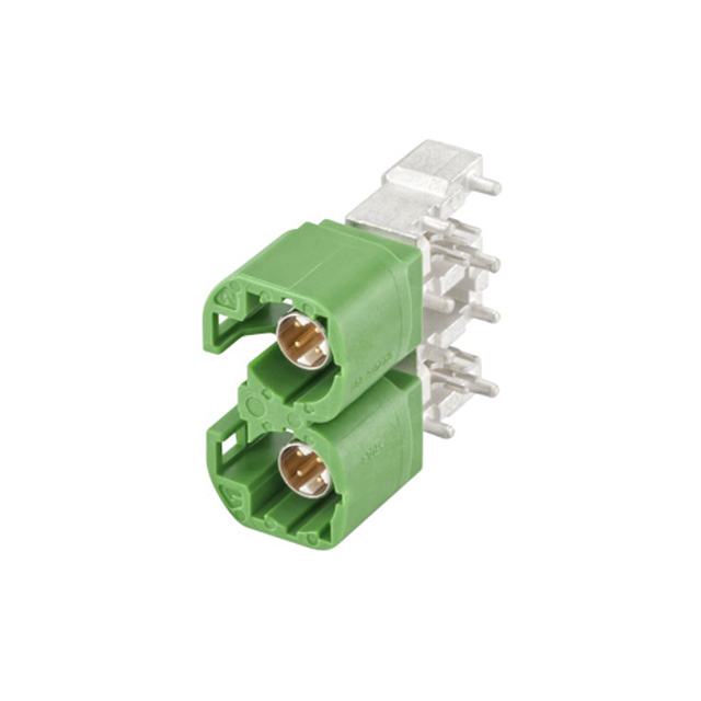 【D4S21J-40MA5-E】CONN HSD FAKRA PLUG R/A 100OHM