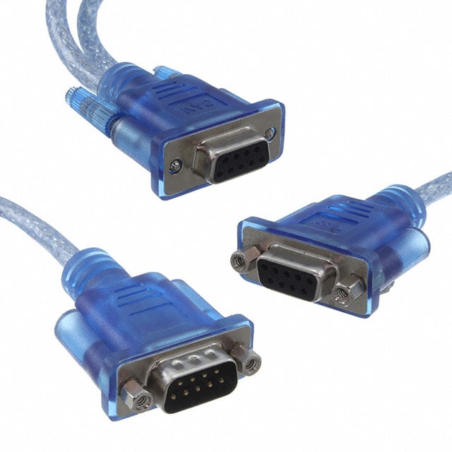 【1.04.0076.00001】CABLE ASSY DB09 BLUE 219.96MM