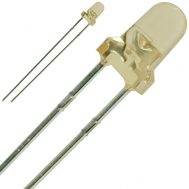 【FY3863X】LED YELLOW CLEAR 3MM ROUND T/H