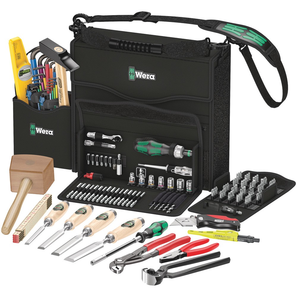 【05134011001】WERA 2GO H 1 TOOL SET FOR WOOD A