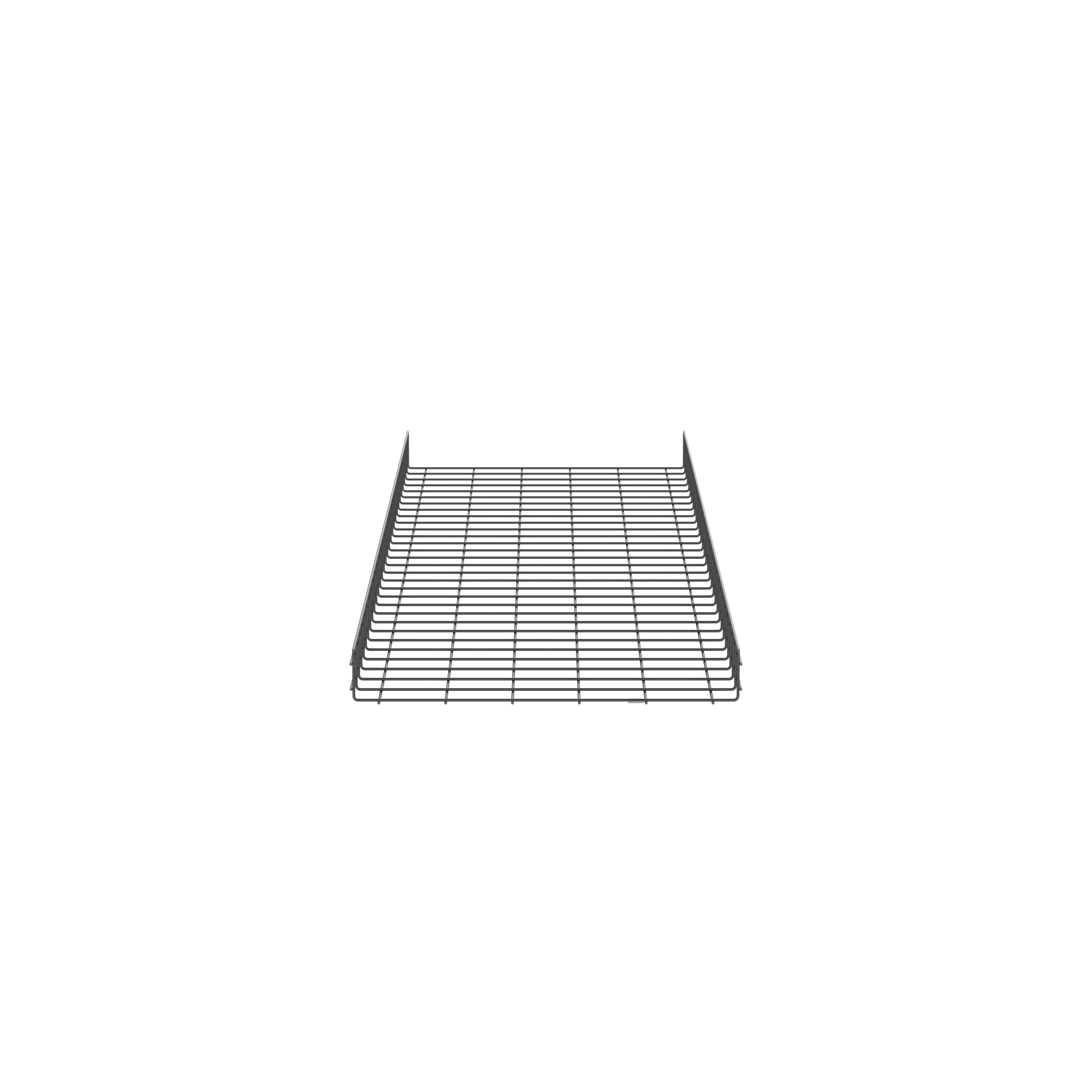 【PWB4X30BL】WIRE BASKET 4" H X 30" W, BLACK