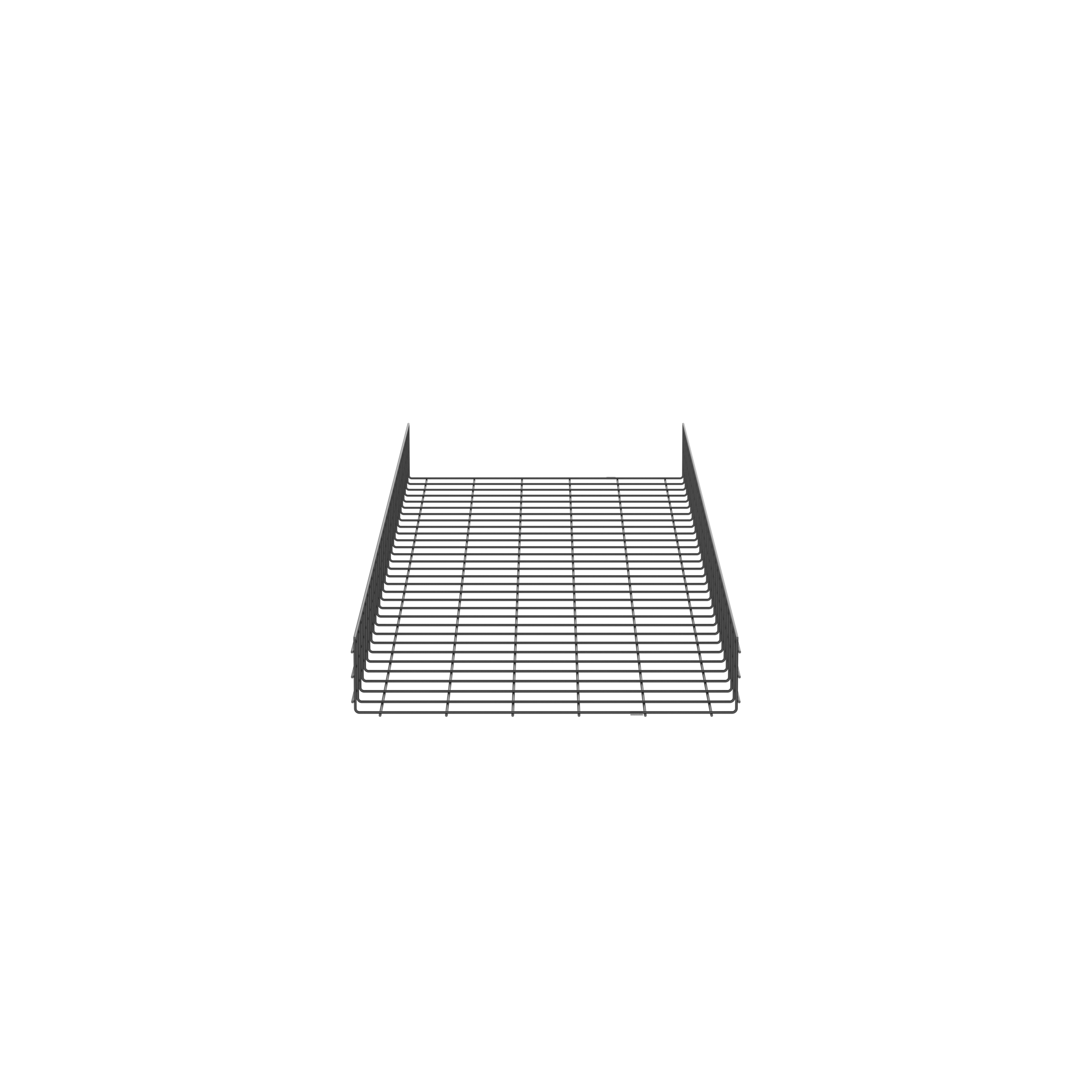 【PWB6X30BL】WIRE BASKET 6" H X 30" W, BLACK
