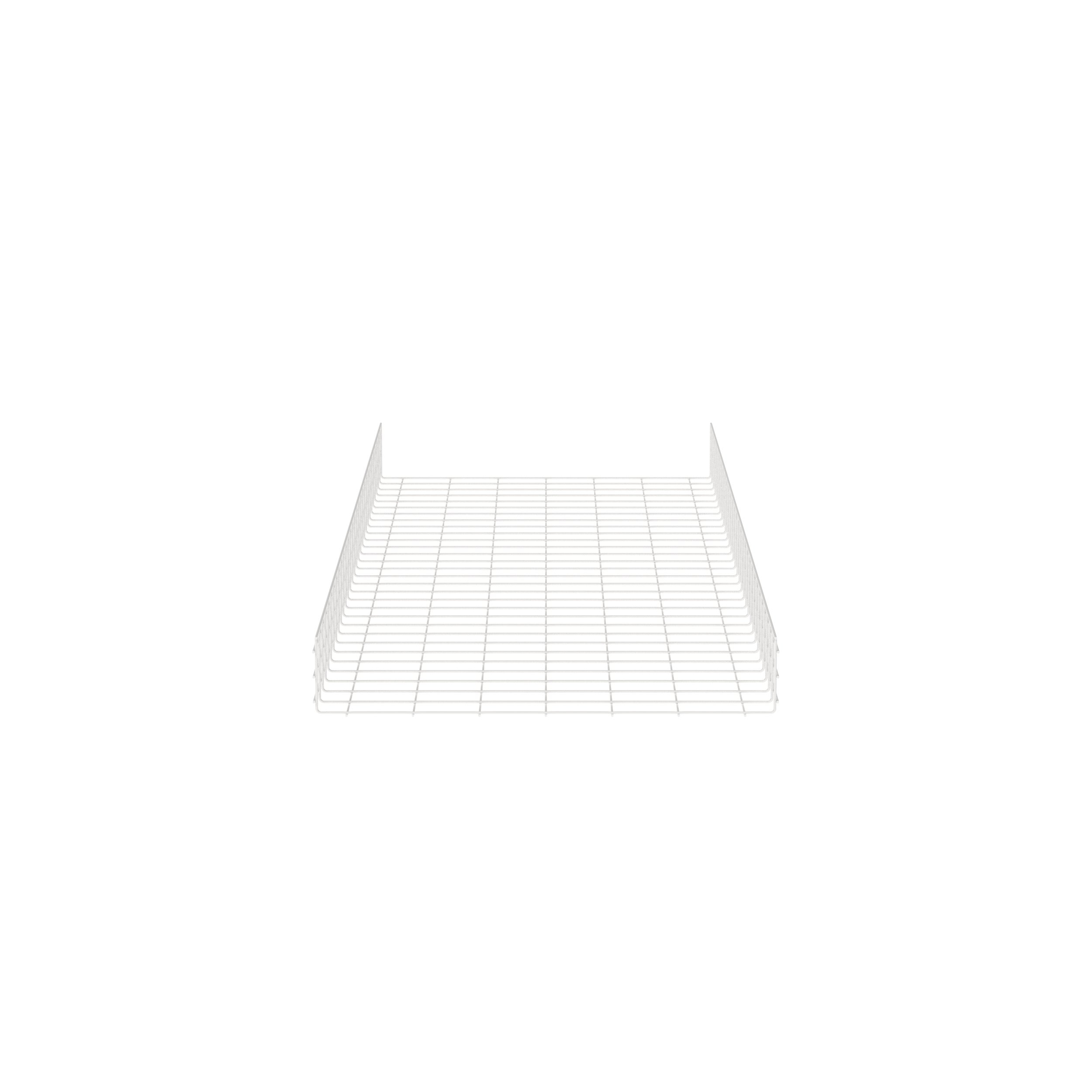 【PWB6X36WH】WIRE BASKET 6" H X 36" W, WHITE