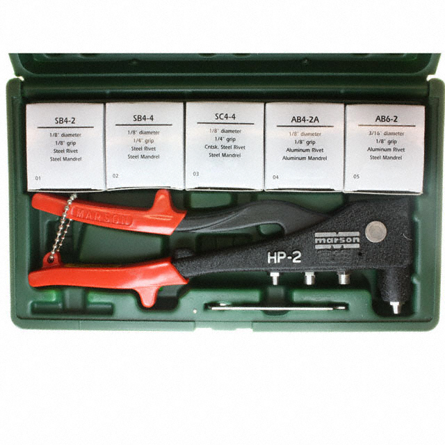 【MARSON 39001】KIT RIVET 200PC AND TOOL IN CASE