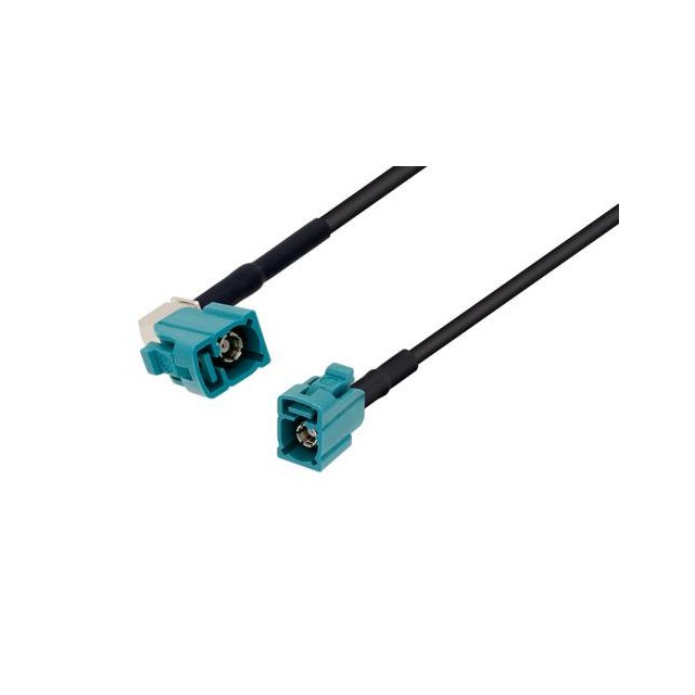 【PE3C1155/HS-72】WATER BLUE FAKRA JACK RIGHT ANGL