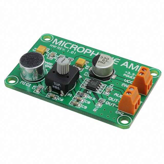 【MIKROE-333】BOARD MICROPHONE AMP