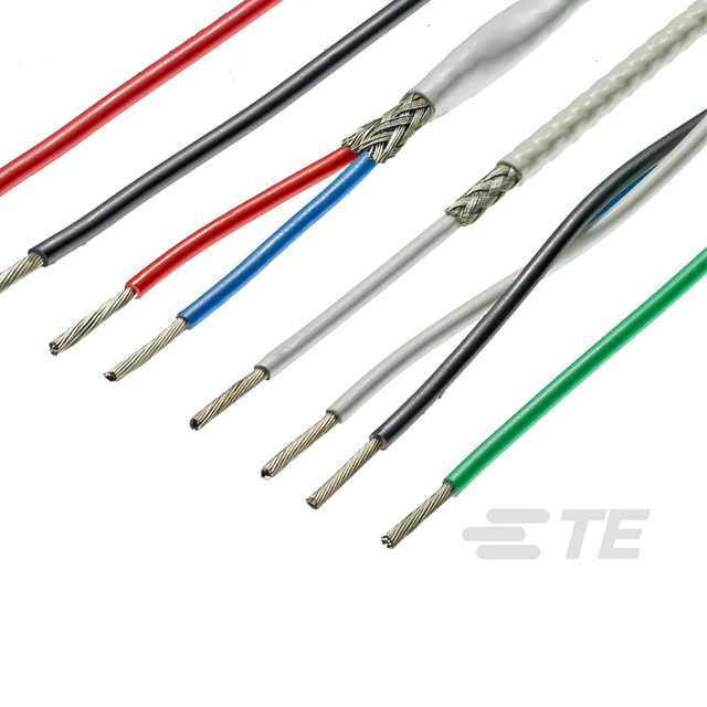 【55A1141-24-MST4-9CS2275】CABL 4COND 24AWG WHITE SHLD FOOT
