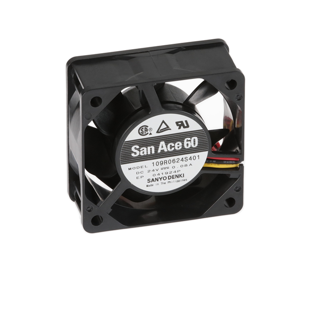 【109R0624S401】FAN AXIAL 60X25MM 24VDC WIRE