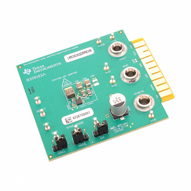 【LM63635QDRREVM】EVAL BOARD FOR LM63635