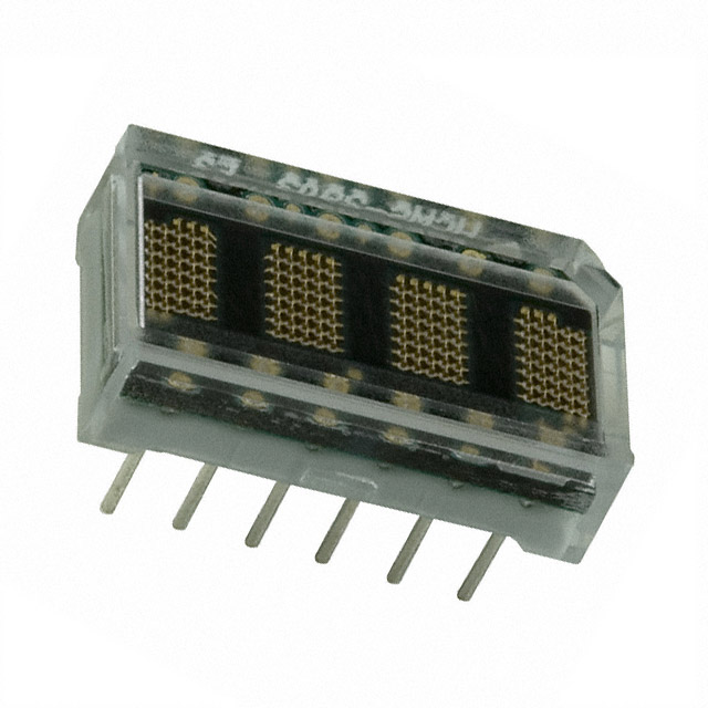 LED DISPLAY 5X7 4CHAR 3.8MM GRN【HCMS-2903】