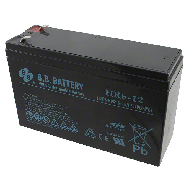 【HR6-12-T1】BATTERY LEAD ACID 12V 5.5AH