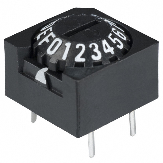 【A6A-16R】SWITCH ROTARY DIP HEX 0.1A 28V