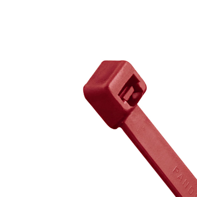 CBL TIE LOCKING MAROON 18LB 4"【PLT1M-C702Y】