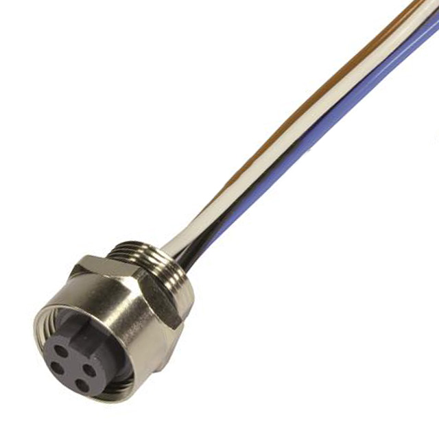 CIRC CBL 4POS PLUG TO WIRE 1.64'【21043162401】