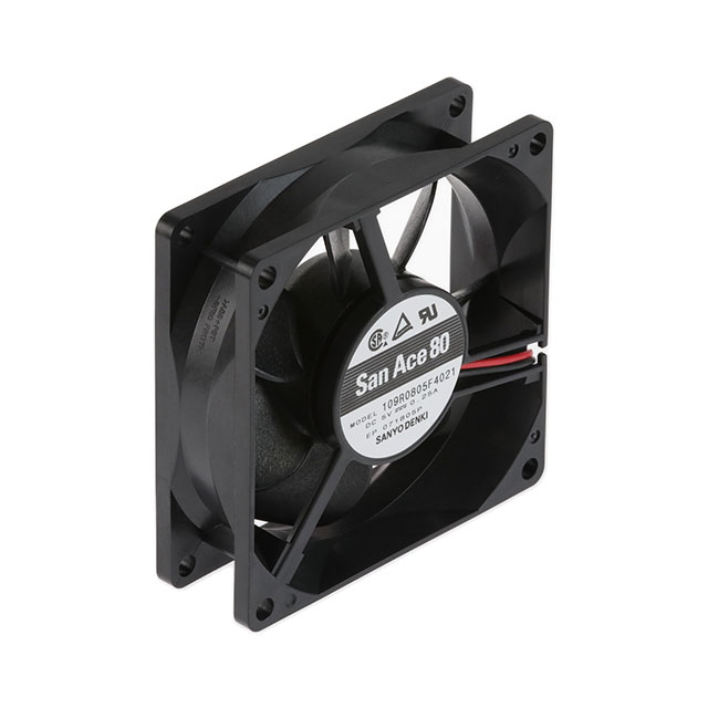 【109R0805F4021】FAN AXIAL 80X25MM BALL 5VDC WIRE