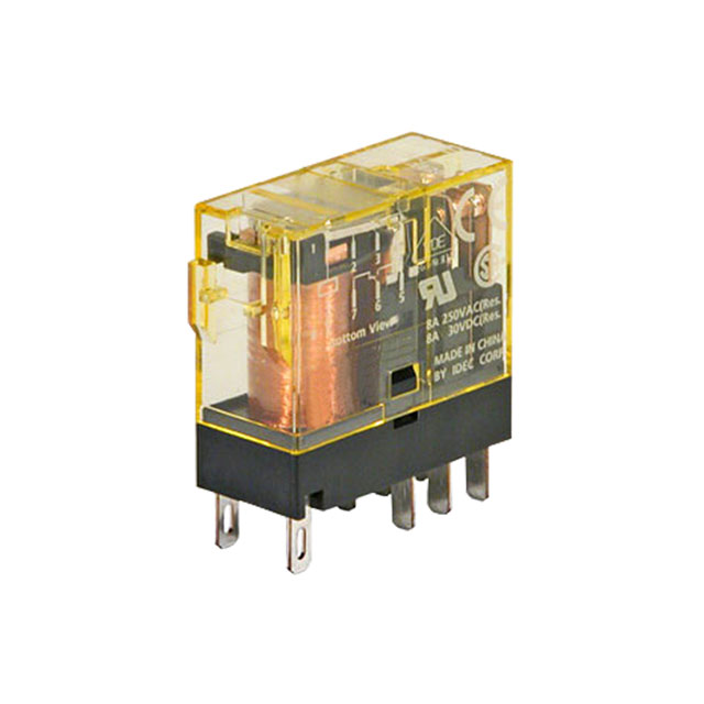 RELAY GEN PURPOSE DPDT 8A 24V【RJ2S-CLD-D24】