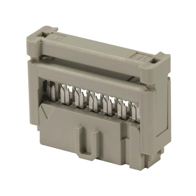 CONN RCPT 10P IDC 26-28AWG GOLD【09185105813】