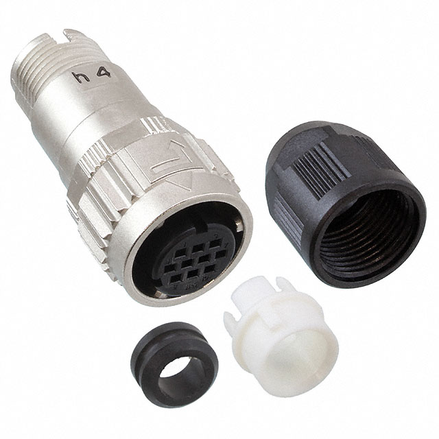 【HR08D-12WPK-10SC】CONN PLG HSG FMALE 10POS INLINE