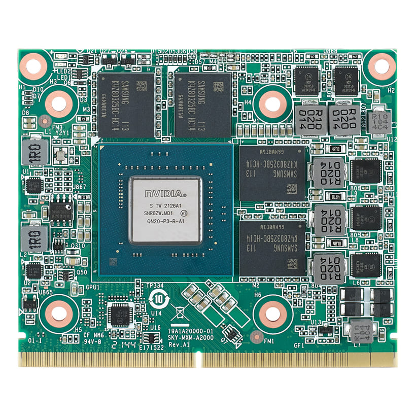 【SKY-MXM-A2000-8SHA】TYPEA EMBEDDED NVIDIA RTX A2000