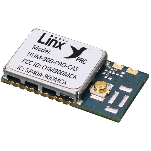 【HUM-900-PRC-CAS】RF TXRX MOD ISM<1GHZ CAST SMD