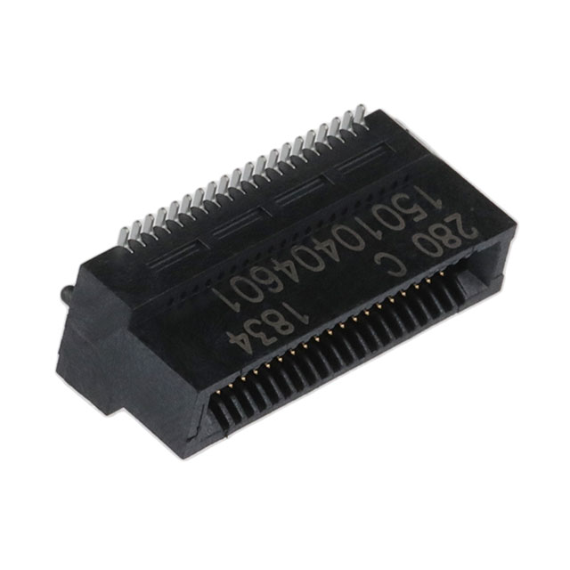 【15010404601333】CONN EDGE DUAL FMALE 40POS 0.031