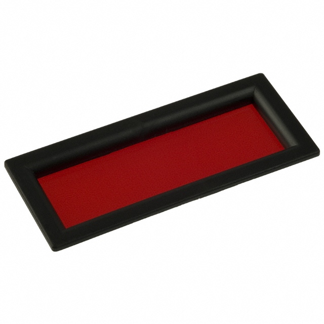 【6302050】LED DISPLAY BEZEL BLK W/RED LENS