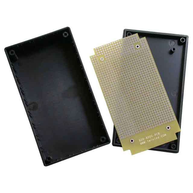 【B10-8000】BOX ABS BLACK 4.5"L X 2.3"W