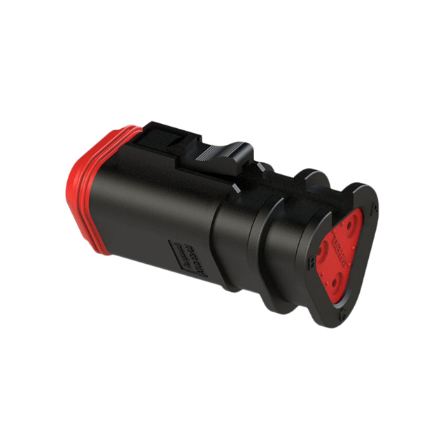 CONN PLUG HSG 3POS【AT06-3S-OMBLK】