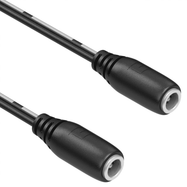 CBL ASSY 2.1MM JACK-JACK FLAT 1' 10-02552 Tensility