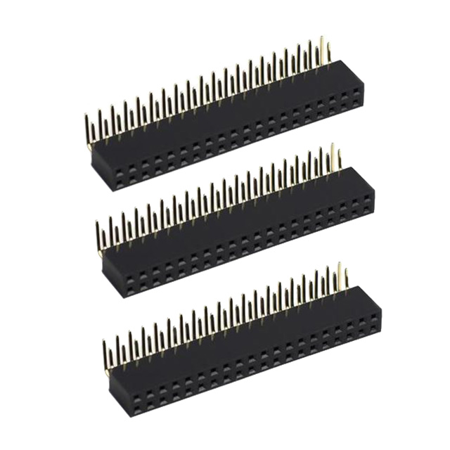 CONN HDR 40POS PCB R/A 3PC【920-0201-01】