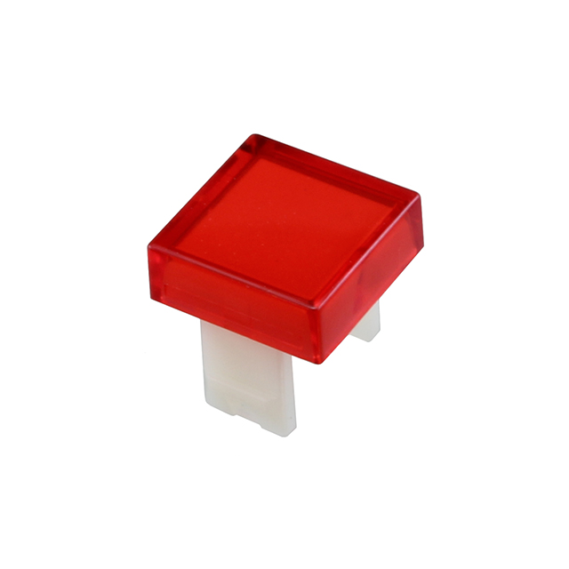 【01-985.2】CAP PUSHBUTTON RECTANGLE RED