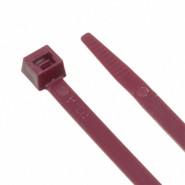 【DT-07-50-P-C】CBL TIE LOCK BURGUNDY 50LB 7.56"