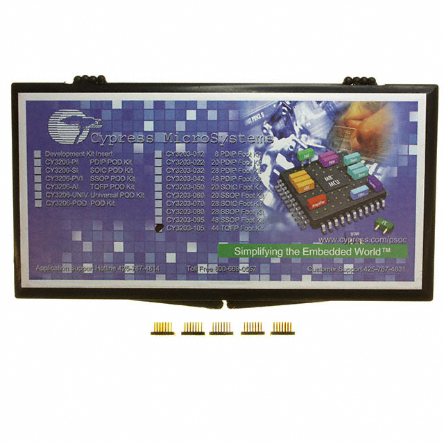 【CY3203-105】PSOC EMU POD FT 44-TQFP 1=5PCS