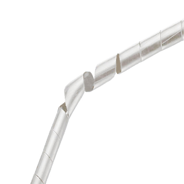 SPIRAL WRAP 1/4" X 100' WHITE【T25F-C10】