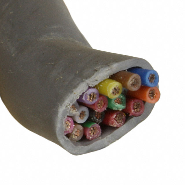 【1898/15C SL001】CABLE 15COND 18AWG SLATE FEET