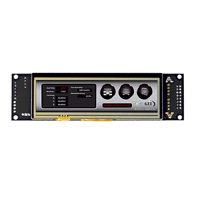 【GTT38A-TPR-BLH-B0-H1-CS-V5】GRAPHIC DISPLAY TFT RGB 3.8"